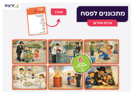 ערכת תמונות מתכוננים לפסח